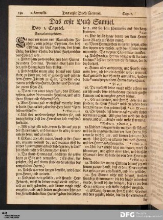 Das erste Buch Samuel.