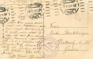 Erster Weltkrieg - Feldpostkarten