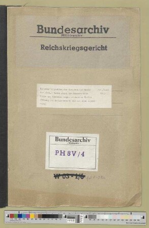 Untersuchungsakten des Gerichts der Garde-Kavallerie-Schützen-Division: Bd. 4