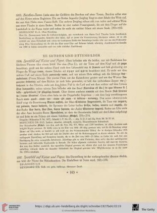 XII. Satiren und Sittenbilder