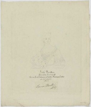 Bildnis der Luise Dorothea, Gemahlin Friedrichs III.