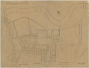 Bestelmeyer, German; Schneidemühl; Bebauungsplan - Situation (Lageplan)