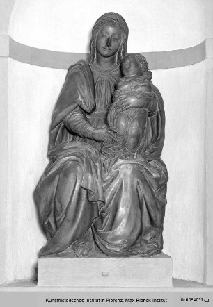 Thronende Madonna mit Kind - Madonna della Misericordia