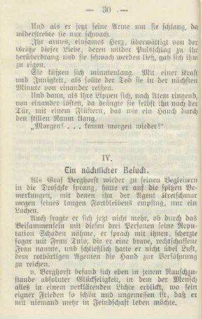 IV. Ein nächtlicher Besuch
