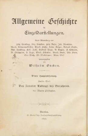 Das Zeitalter Ludwigs des Vierzehnten