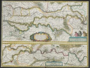 Tractus Rheni et Mosæ totusq[ue]Vahalis à Rhenoberca Gorcomium usque cum terris adjacentibus ducatus Cliviæ regno Noviomagensi et Bommelerwaert Parte insuper veteris Bataviæ quæ continet de Betouwe Tielerwaert et com. Buyren, Cuylenborch et Leerdam