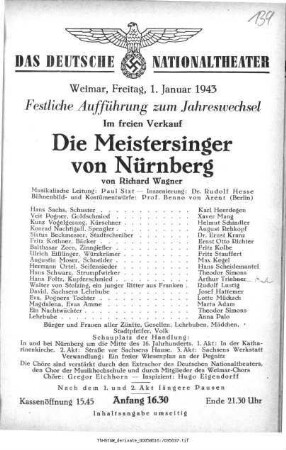 Die Meistersinger von Nürnberg