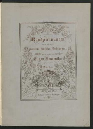 Randzeichnungen zu neueren deutschen Dichtungen