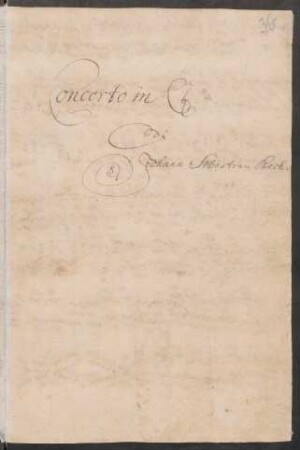 Konzerte; cemb; C-Dur; BWV 984
