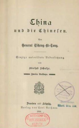 China und die Chinesen