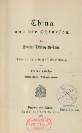 China und die Chinesen