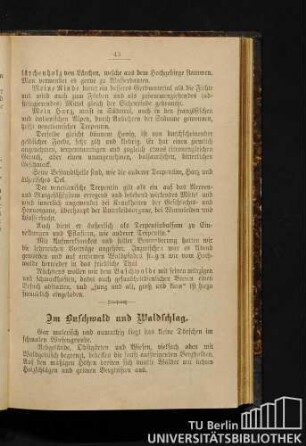 Im Buchwald und Waldschlag.