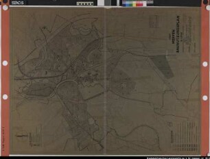 Baunutzungsplan Stadt Meppen Ausf.-Art: Lichtpause Herst.: Dr. Hartmut Scholz Format: 130 x 95 cm Maßstab: 1 : 5000