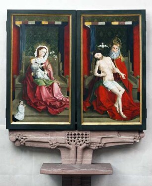 Nachbildung des Bad Orber Altars — Madonna und Not Gottes