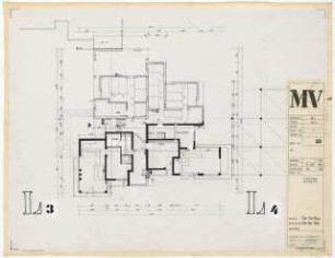 Märkisches Viertel, Wilhelmsruher Damm, Finsterwalder Straße, Berlin-Reinickendorf: Haus 7, Grundriss Keller 1:100