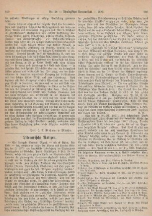619-623 Literarische Notizen