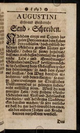 383-392, Nachdem einige mit Tugend begabte Personen aus dem Leben des ruchlosen ...