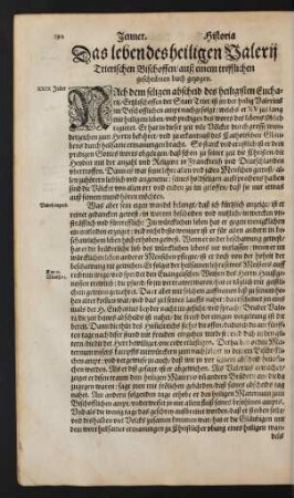 Das leben des heiligen Valerii Trierischen Bischoffen ...