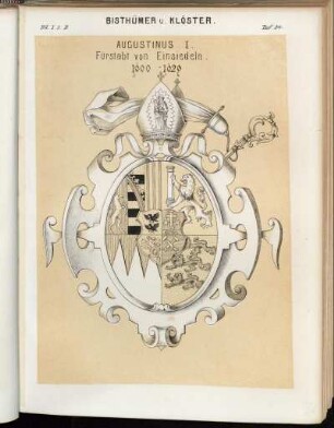 Taf. 24. Augustinus I. Fürstabt von Einsiedeln. 1600-1629.