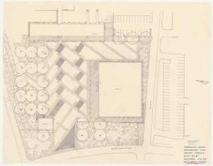Post-Ingenieurschule, Dieburg Außenanlage: Vorplatz 1:200