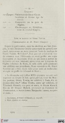 Acte de mariage de Henry Toutin