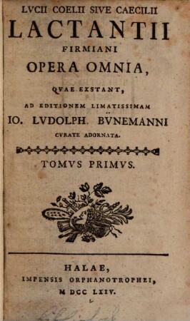 Opera omnia. 1