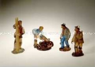 Miniaturfiguren "Bergleute"