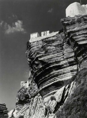 Blick auf Bonifacio, kühn gebaut