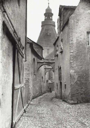 Weiden in der Oberpfalz : Weiden in der Oberpfalz. Gasse gegen Unteres Tor