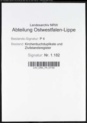 Kirchenbuchduplikat der katholischen Gemeinde Amt Attendorn (GHT 1854-1860). (Gemeinde: Elspe, Amt Attendorn)