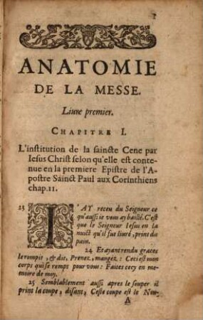 Anatomie de la Messe