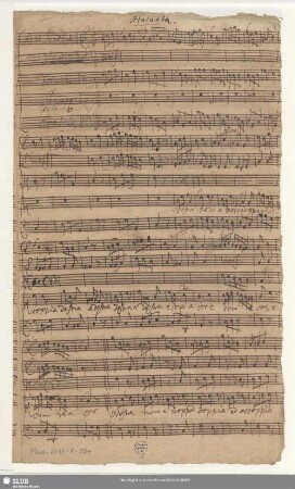 Atalanta. Excerpts - Mus.2477-F-504 : S, strings, bc
