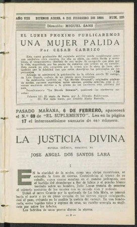 1924008325: La justicia divina : novela inédita