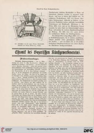 Chronik des Bayerischen Kunstgewerbevereins