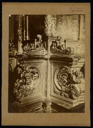 Dom Santa Maria Assunta, Siena: Chorgestühl, Detailansicht