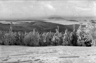 Blick vom Hirtstein zum Pöhlberg
