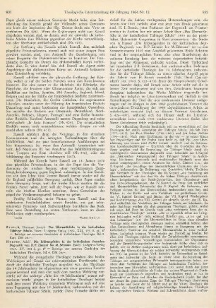 931-934 [Rezension] Brosch, Hermann Josef, Das Übernatürliche in der katholischen Tübinger Schule