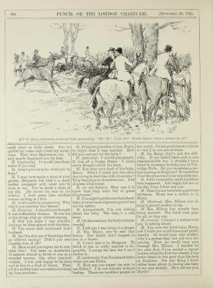 M. F. H. (seeing notoriously dangerous lady approaching). "Hi! Hi! Look out! Loose hores - with a woman on it!"