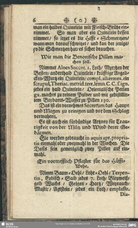Ein vortrefflich Pflaster für das Hüfft-Wehe