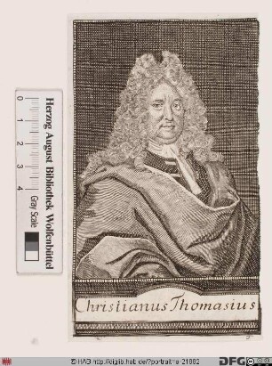 Bildnis Christian Thomasius