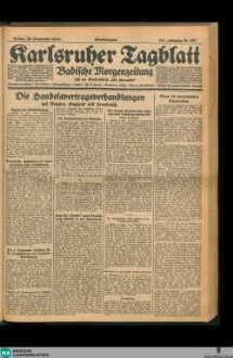 Karlsruher Tagblatt, Abendausgabe