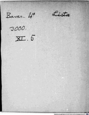 Lista Der Von Ihro Churfürstl. Durchl. in Bayrn, [et]c. [et]c. Auff Auff den 7. Februarij 1725. Gnädigist angestellten Baurn-Hochzeit