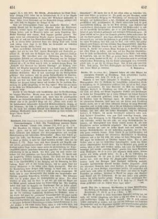 451-452 [Rezension] Bernhard, Johs., Biblisch-theologische Untersuchungen
