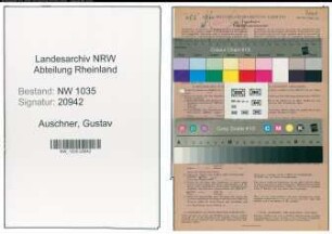 Entnazifizierung Gustav Auschner , geb. 21.09.1900 (Foerdermaschinist)
