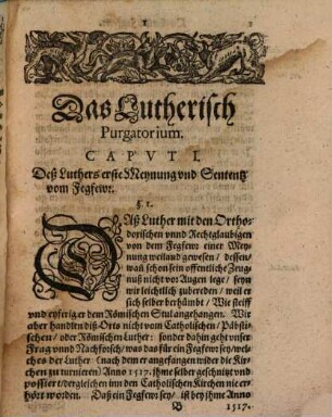 Der Lutherischen Seelen Fegfewr: Vnd Etwas wenigs von dem Vrsprung der Seelen