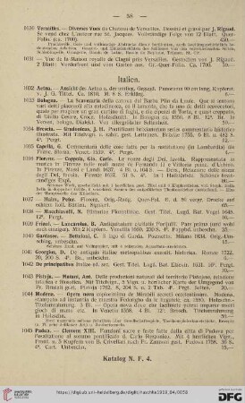 Italien (Nr. 1032 - 1074)