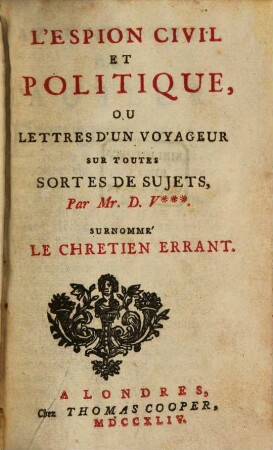 Espion civil et politique