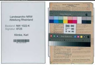 Entnazifizierung Karl Klimke , geb. 22.02.1902 (Justizangestellter)