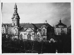 Seitenansicht Johanniskirche, Blickrichtung Norden