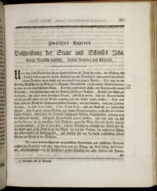 Zwölftes Kapitel. Beschreibung der Stadt und Schlosses Jedo. Einige Vorfälle daselbst. Unsere Audienz und Abschied.